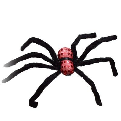 Strange and Stimulated Plush Spider Slippers Toy for Halloween